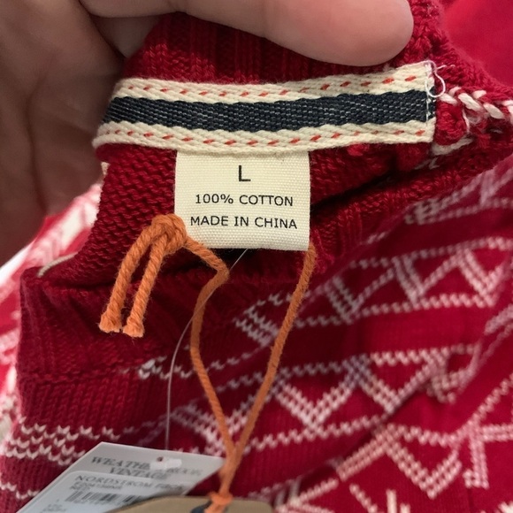 Weatherproof Vintage Snowflake Crew Neck Sweater NWT - Picture 10 of 11